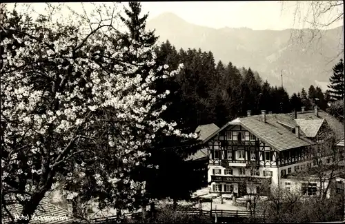 Ak Birkenstein Fischbachau in Oberbayern, Hotel