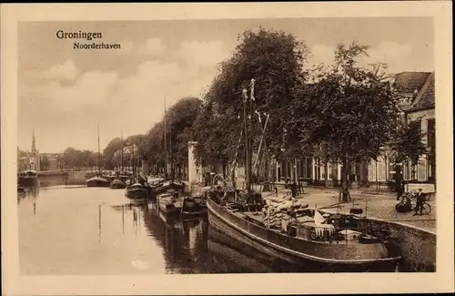 Ak Groningen Niederlande, Noorderhaven