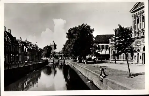 Ak Kampen Overijssel Niederlande, Burgwal en Vloeddijk