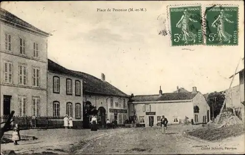 Ak Péronne Somme, La Place