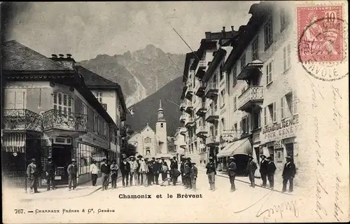 Ak Chamonix Mont Blanc Haute Savoie, Le Brevent