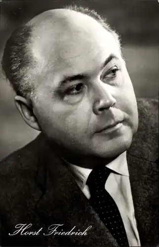Ak Schauspieler Horst Friedrich, DEFA Film, Portrait, Lissy