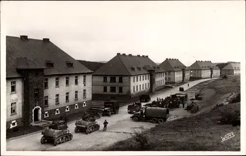 Ak Baumholder im Westrich, Camp de Baumholder, Forces Francaises en Allemagne, Panzer