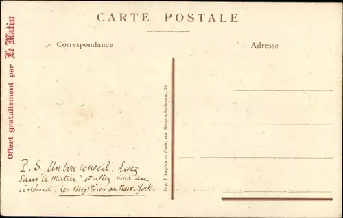 Ak Filmszene, Les Mysteres de New York, Justin Clarel