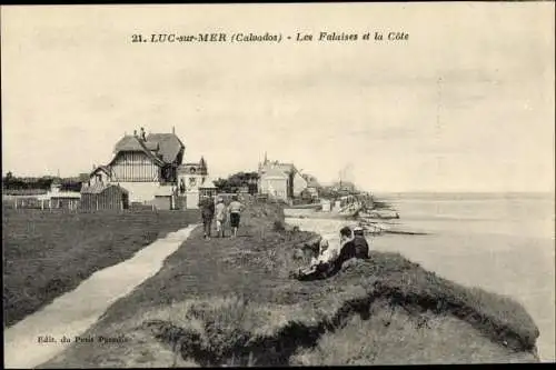 Ak Luc sur Mer Calvados, les Falaises et la Côte