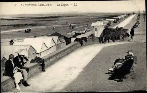 Ak Langrune Calvados, la Digue