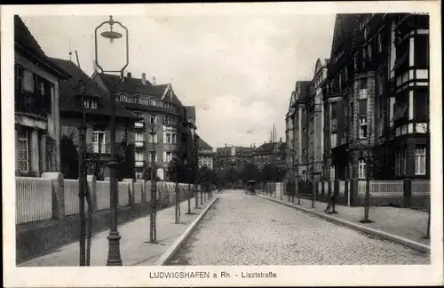 Ak Ludwigshafen am Rhein, Lisztstraße