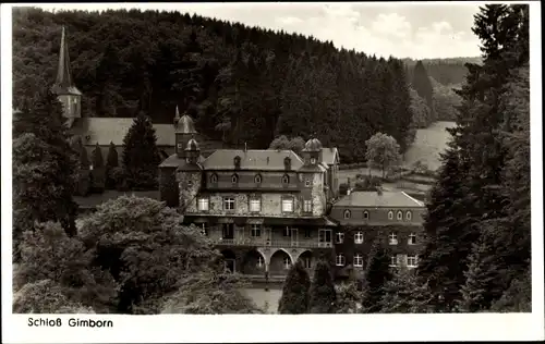 Ak Gimborn Marienheide im Bergischen Land, Schloss Gimborn, Gasthof