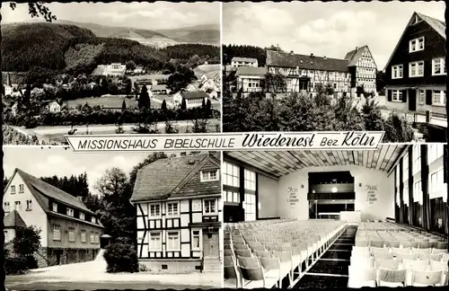 Ak Wiedenest Bergneustadt im Bergischen Land, Missionshaus Bibelschule, Innenansicht