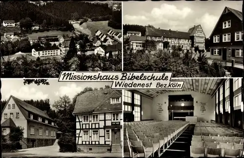 Ak Wiedenest Bergneustadt im Bergischen Land, Missionshaus Bibelschule, Innenansicht