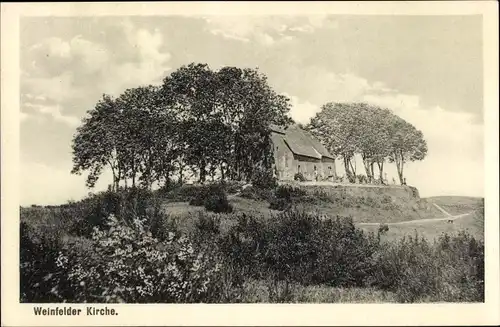 Ak Daun in der Vulkaneifel, Weinfelder Kirche