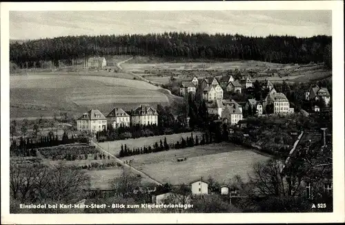 Ak Einsiedel Karl Marx Stadt Chemnitz, Blick zum Kinderferienlager