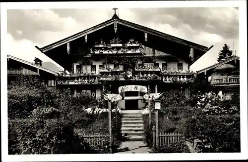 Ak Rottach Egern in Oberbayern, Leo Slezak Haus