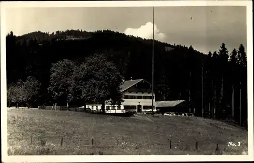 Ak Bad Wiessee in Oberbayern, Gasthof Freihaus, Wald