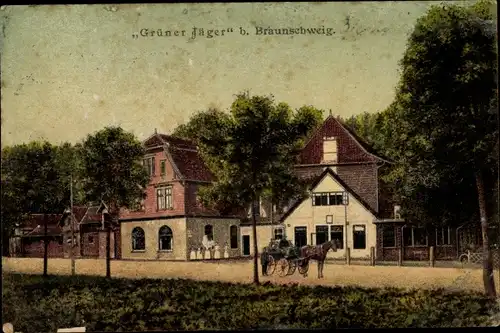 Ak Braunschweig in Niedersachsen, Grüner Jäger