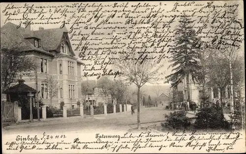 Ak Einbeck in Niedersachsen, Taternweg