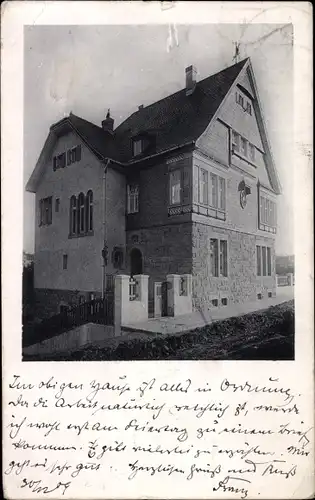 Foto Ak Sankt Wendel im Saarland, Backsteinhaus