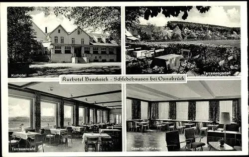 Ak Schledehausen Bissendorf in Niedersachsen, Kurhotel Bracksiek, Terrasse