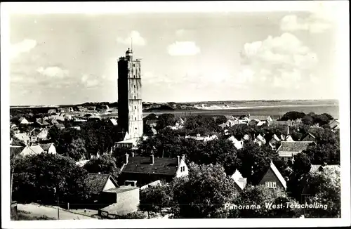 Ak West Terschelling Friesland Niederlande, Panorama