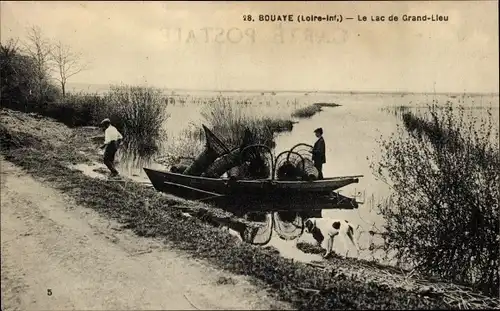 Ak Bouaye Loire Atalntique, Le Lac de Grand Lieu