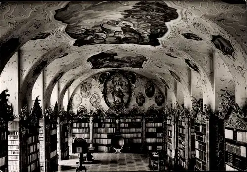 Ak Vorau Steiermark, Chorherrenstift, Bibliothek um 1731
