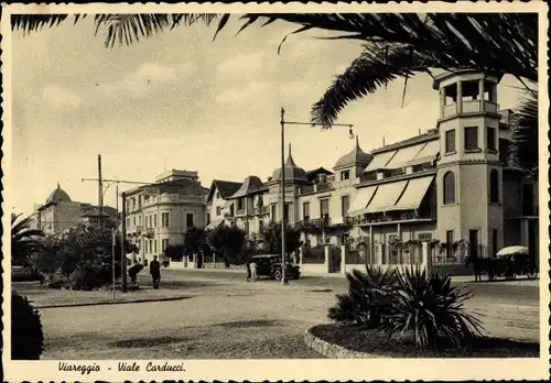 Ak Viareggio Toscana, Viale Carducci
