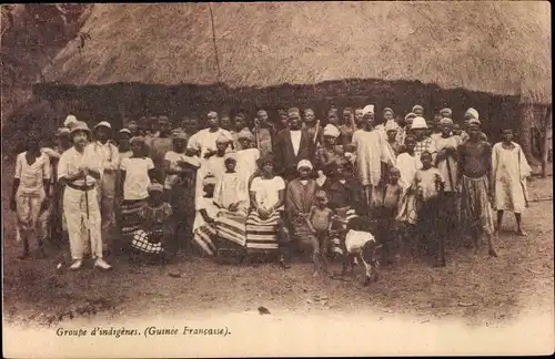 Ak Guinea, Groupe d'indigenes