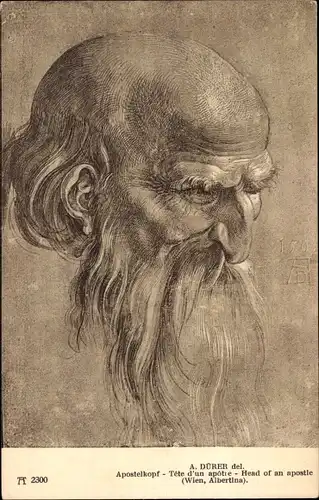 Künstler Ak Dürer, Albrecht, Apostelkopf