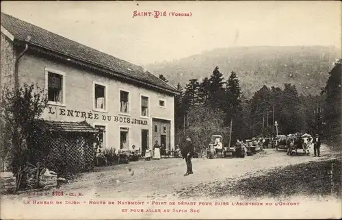 Ak Saint Dié des Vosges, L'Entree du Bois, Hameau de Dijon, Route de Nayemont