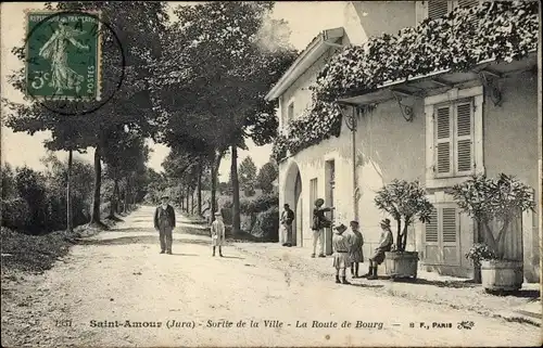 Ak Saint Amour Jura, Sortie de la Ville, La Route de Bourg