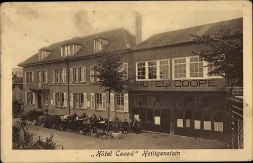 Ak Heiligenstein Elsass Bas Rhin, Hotel Coopé