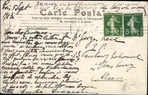 Ak Moisson sur Seine Yvelines, Le Dirigeable Republique 1908