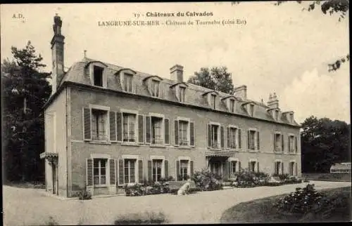Ak Langrune Calvados, Château de Tournebu, côté Est