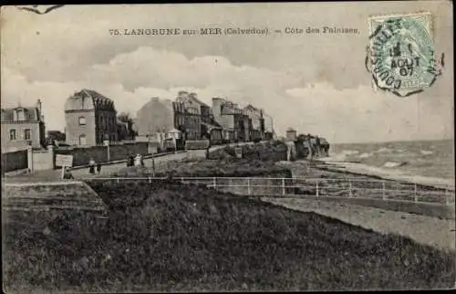 Ak Langrune sur Mer Calvados, Côte des Falaises