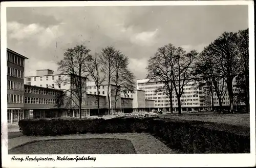 Ak Mehlem Bad Godesberg Bonn am Rhein, Hicog. Headquarters