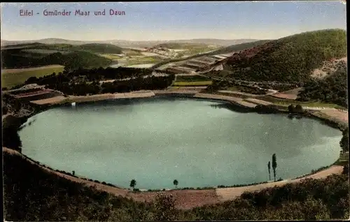 Ak Gemünden Daun in der Eifel, Gmünder Maar