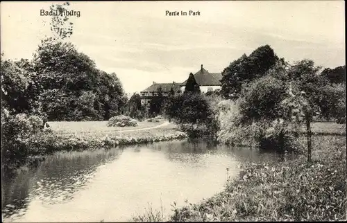 Ak Bad Driburg in Westfalen, Partie im Park