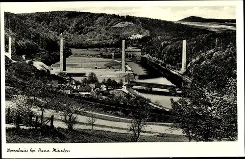 Ak Hann. Münden in Niedersachsen, Werrahaus, Gesamtansicht