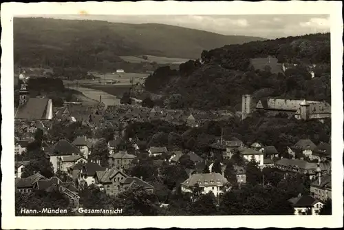 Ak Hann. Münden in Niedersachsen, Gesamtansicht