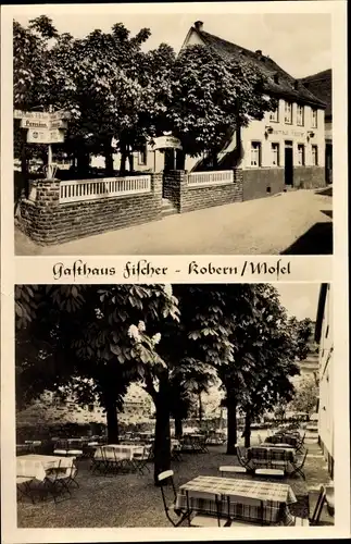 Ak Cobern Kobern Gondorf an der Mosel, Gasthof Fischer