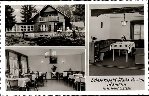 Ak Otterberg in der Pfalz, Weinbrunner Hof, Schwarzwald Haus, Pension Haus Hamann