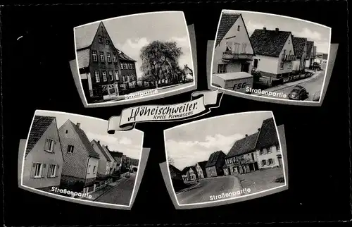 Ak Höheischweiler in der Pfalz, Schule, Straßenpartien, Häuser