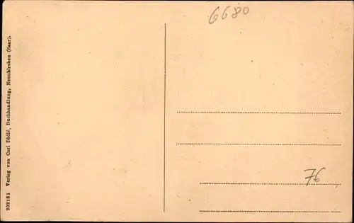 Ak Neunkirchen im Saarland, Bachschulhaus, z. Zt. Kaserne