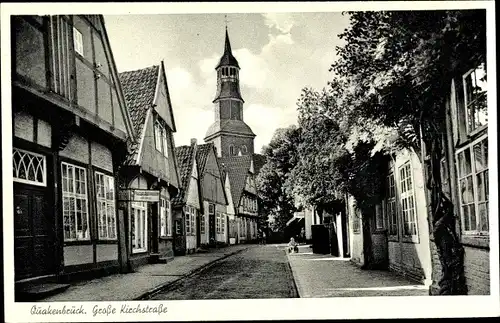 Ak Quakenbrück in Niedersachsen, Große Kirchstraße