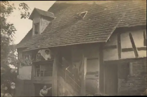 Foto Ak Speyer am Oberrhein Rheinland Pfalz, Wohnhaus, Anwohner