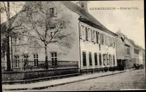 Ak Germersheim am Rhein, Hotel de Ville