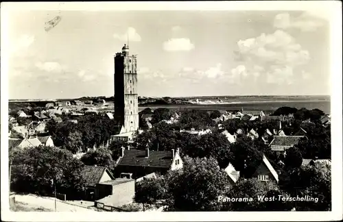 Ak West Terschelling Friesland Niederlande, Panorama