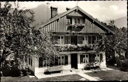 Ak Lenggries in Oberbayern, Haus Trischberger