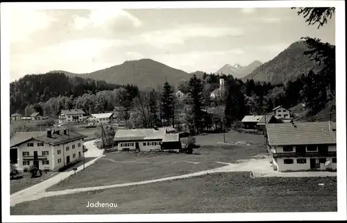 Ak Jachenau in Oberbayern, Blick auf den Ort