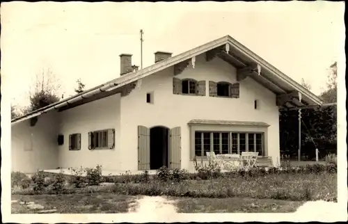 Foto Ak Tegernsee in Oberbayern, Gasthaus, Terrasse